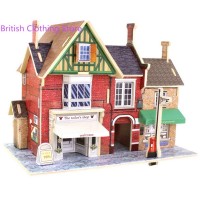 Casute din lemn Magazin de haine British